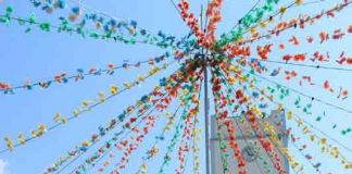 Tabuleiros na festa de Santo António na Ponta do Pargo