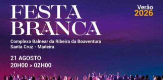 Festa branca solidária junto ao mar