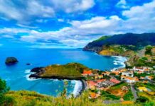 Arraial no Porto da Cruz