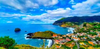 Arraial no Porto da Cruz
