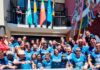 Grupo vindo Brasil dança na Madeira